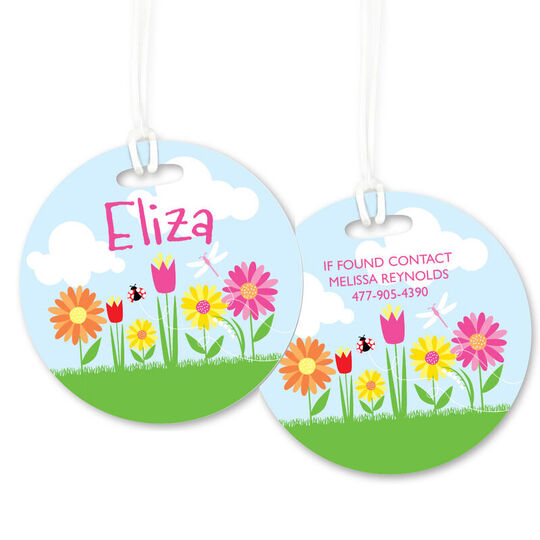 Garden Ladybug Luggage Tags
